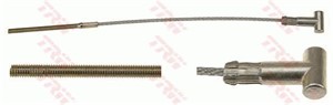 Kabel, parkeringsbremse, Foran, CHEVROLET,OPEL,VAUXHALL, 5 22 550, 5 22 551, 90127937, 9127540, 9127937