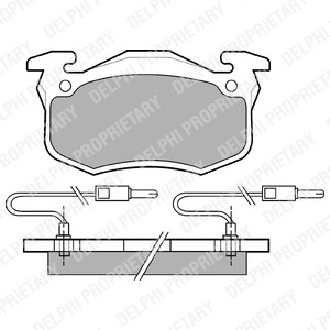 Bremseklosser sett, Framaksel, RENAULT, 7701 202 213, 7701 202 227, 7701 202 517, 7701 202 710, 7701 202 891, 7701 203 842, 7701 205 277