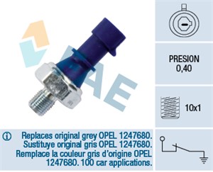 Oljetrykkbryter, CHEVROLET,OPEL,VAUXHALL, 04465-02160, 04465-02200, 04465-02210, 04465-02370, 1238696, 1247680, 55262966, 55271715, 5558