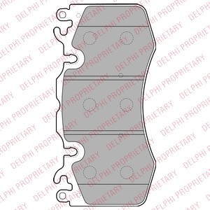 Bremseklosser sett, Framaksel, LAND ROVER, LR016684, LR020362, LR039526, LR064181, LR083935, LR093886, LR110075, LR110087, LR114004