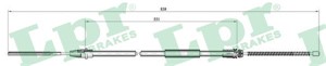 Kabel, parkeringsbremse, Bak, Venstre, PEUGEOT 406, 406 Break, 406 Coupé, 4745R1