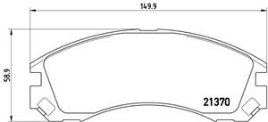 Bremseklosser sett, Framaksel, CITROËN,MITSUBISHI,PEUGEOT, 425387, 425388, 425430, MN116923, MR569597, MZ690019, MZ690349