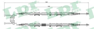 Kabel, parkeringsbremse, Bak, Høyre, Venstre, OPEL,VAUXHALL, 24465148, 522007, 522528