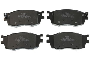 Bremseklosser sett, Framaksel, HYUNDAI ACCENT III, ACCENT Sedan III, i20 I, KIA RIO II, RIO Sedan II, 581011GA00, 581011GE00, 581011JA10
