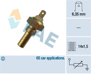 Kjølevæsketemperatursensor, BMW,SKODA, 111 982 410, 113 982 410, 115 982 410, 124 267 00 97, 62 11 0 788 115, 62 11 1 268 355, 6U0 919 5