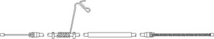 Kabel, parkeringsbremse, Høyre bak, FORD TRANSIT Buss, TRANSIT Flak/chassi, TRANSIT Skåp, 4 041 987, 4 077 635, 4 331 042, 4 457 990, YC
