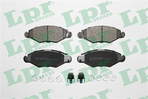 Bremseklosser sett, Framaksel, PEUGEOT 206 Halvkombi, 206 Sedan, 206 SW, 206+, 425166, 425212, 425228, 425302, 425319, 425320, 425494