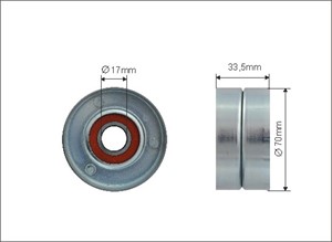 Strammerull, kilerem med ribber, ALFA ROMEO,CADILLAC,CHEVROLET,OPEL,SAAB, 12575509, 12626644, 4817877, 6 36 527, 636527, 71741116, 71770
