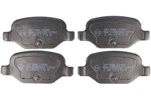 Bremseklosser sett, Bakaksel, ABARTH 500 / 595 / 695, FIAT 500, IDEA, PANDA, PANDA Skåp/halvkombi, PUNTO, LANCIA MUSA, 77363445, 7736402