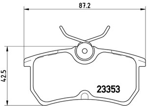 Bremseklosser sett, Bakaksel, FORD FIESTA V, FIESTA VI, FIESTA Van VI, FOCUS I, FOCUS Sedan I, FOCUS Skåp / kombi I, FOCUS Turnier I, 10