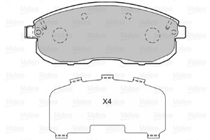 Bremseklosser sett, Framaksel, FIAT,NISSAN,RENAULT,SUZUKI, 410609J425, 41060-9J425, 5581080J51, 55810-80J51, D10601FE0A, D1060-1FE0A, D1