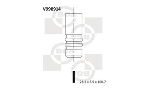 Innløpsventil, CITROËN C2, C3 I, C4 I, C4 Coupé, PEUGEOT 1007, 206 Halvkombi, 206 SW, 207, 307, 307 Break, 307 SW, 0948.C8