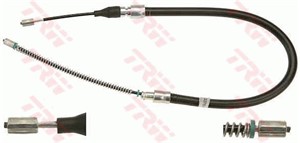 Kabel, parkeringsbremse, Bak, Høyre, Venstre, VW DERBY, POLO Classic, POLO II, POLO Coupé, POLO Skåp/halvkombi, 867 609 701