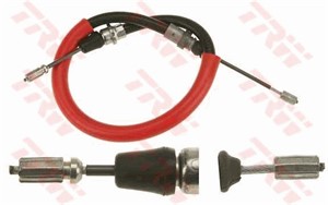 Kabel, parkeringsbremse, Bak, Høyre bak, Høyre, PEUGEOT 405 I, 405 II, 405 Break I, 405 Break II, 4745 76