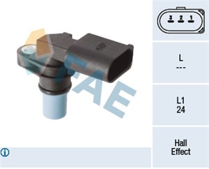 Sensor, kamakselposisjon, Venstre, AUDI,VW, 06E 905 163, PC-671