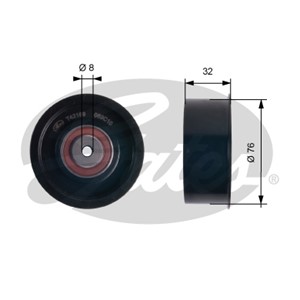 Styrerulle-kilerem tannrem, RENAULT ESPACE III, ESPACE IV, MASTER Buss II, MASTER Skåp II, 13077-00QAA, 4506092, 8200004593, 9201540