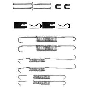 Tilbehørsett, bremsesko, Bakaksel, TOYOTA FORTUNER, HILUX Flak/chassi, HILUX Pick-up VII, HILUX Pick-up VIII