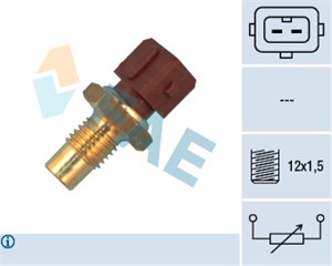 Sensor, kjølemiddeltemperatur, SMART CABRIO, CITY-COUPE, FORTWO Cabrio, FORTWO Coupé, 0003229V002000000, 0003229V003000000