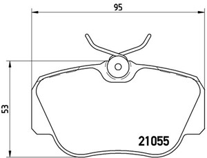 Bremseklosser sett, MERCEDES-BENZ 190 [W201], 0004208920, 0004209120, 0014201020, 0014208120, 0014209620, 0024200220, A0004208920, A0004