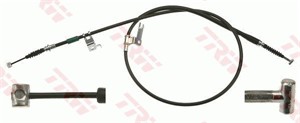 Kabel, parkeringsbremse, Bak, Høyre, MAZDA 323 F VI, 323 S VI, 626 V, 626 Hatchback V, GE7C-44-410A, GE7C-44-410B, GE7C-44-410C, GE7C-44