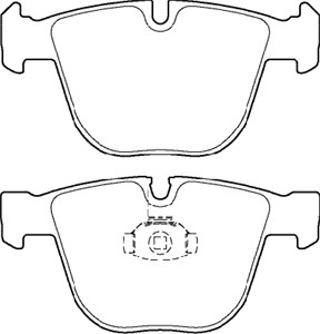 Bremseklosser sett, Bakaksel, Framaksel, BMW, 34 11 6 763 305, 34 21 6 757 536, 34 21 6 761 286, 34 21 6 763 012, 34 21 6 768 471