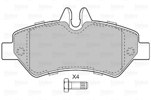 Bremseklosser sett, Bakaksel, MERCEDES-BENZ,VW, 0044208120, 0054207420, 0064202220, 0064204520, 2E0698451A, 2E0698451B, 2E0698451G, 4420