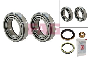 Hjullagersett, Framaksel, MAZDA 121 I, 323 III, 323 Hatchback III, 323 Station Wagon III, 4350885, B00133047, B001-33-047, XM341216DA, X