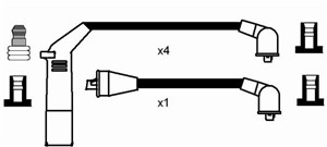 Tennledningssett, HYUNDAI H100 Buss, LANTRA I, PONY, PONY / EXCEL Sedan, PONY Sedan, S COUPE, 27501-24B10