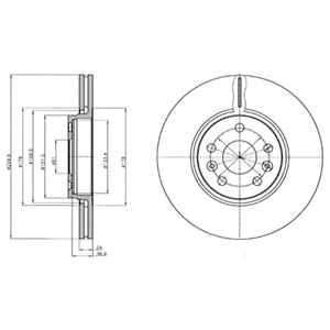 Bremseskive, Framaksel, RENAULT GRAND SCÉNIC II, SCÉNIC II, 7701 208 849