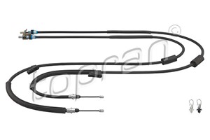 Kabel, parkeringsbremse, Senter, FORD FOCUS II, FOCUS C-MAX, FOCUS Turnier II, 1 223 579, 1 234 296, 1 237 342, 1 252 675, 1 302 698, 1