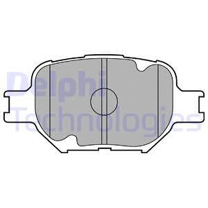 Bremseklosser sett, Framaksel, TOYOTA, 0446502380, 04465-13030, 04465-20500, 04465-20540, 04465-20570, 0446521030, 04465-2B010, 04465-2B