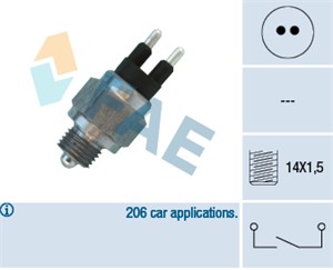 Bryter, ryggelys, MITSUBISHI,VOLVO, 11 15 1 705 237, 1307086, 1307086-7, 9442728, LLP000010, MW-9442728