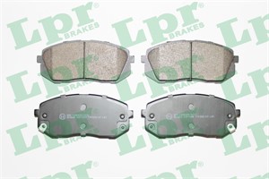 Bremseklosser sett, Framaksel, HYUNDAI i40 I, i40 CW I, KONA, KONA Skåp/SUV, KIA OPTIMA, OPTIMA Sportswagon, SOUL II, 581012SA51, 581012