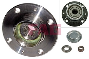 Hjullagersett, Bakaksel, PEUGEOT 206 CC, 206 Halvkombi, 206 SW, 96 217 795 80, 9621779580