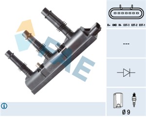 Tennspole, OPEL CORSA D, CORSA D Skåp/halvkombi, 1208091, 1208094, 1208095, 55573734, 55577946, 55579071