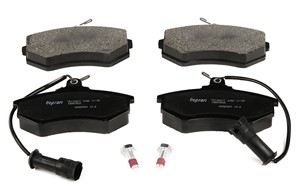 Bremseklosser sett, Framaksel, AUDI 100 C2 Sedan, 100 C3 Sedan, 80 B3 Sedan, 80 B4 Avant, 80 B4 Sedan, 90 B3, 443 698 151F, 443 698 151H