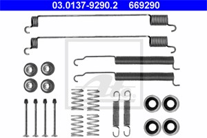 Tilbehørsett, bremsesko, Bakaksel, NISSAN NAVARA, PATHFINDER II, PICK UP, 44090-37G10