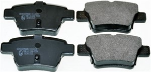 Bremseklosser sett, Bakaksel, CITROËN C4 I, C4 Coupé, PEUGEOT 207, 307, 307 Break, 307 CC, 307 SW