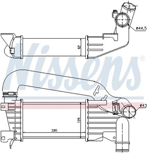 Ladeluftkjøler, OPEL ASTRA H, ASTRA H GTC, ASTRA H Kombi, ASTRA H Sedan, ASTRA H Skåp / kombi, VAUXHALL ASTRA Mk V, ASTRAVAN Mk V, 13128
