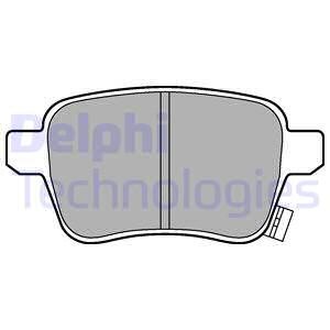 Bremseklosser sett, Bakaksel, FIAT 500L, TIPO Halvkombi, TIPO Kombi, TIPO Sedan, 68211493AA, 77366595, 77367914