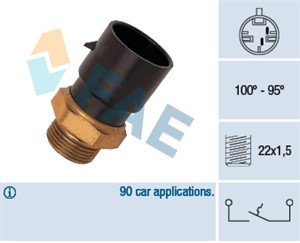 Temperaturbryter, radiator ventilator, OPEL, 1341030, 1K0 498 203 D SK, 1K0 498 203 D, 3D0 498 203 SK, 3D0 498 203, 4E0 407 285 SK, 4E0