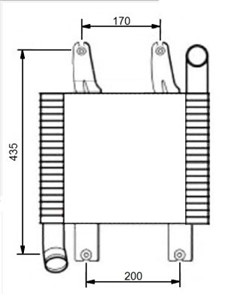 Ladeluftkjøler, HYUNDAI TERRACAN, 0003051V003000000 S2, 281904X400, 660 050 01 11 S2, A0003051V003000000 S2, A660 050 01 11 S2
