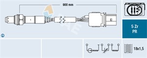 Lambdasonde, OPEL CORSA C, CORSA C Skåp/halvkombi, CORSA D, CORSA D Skåp/halvkombi, 55 562 290, 55 574 474, 55574474, 855 281, 93 188 90