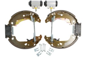Bremsesko sett, Bakaksel, FIAT PUNTO, PUNTO Skåp/halvkombi, 71739596, 77362295, 9948372