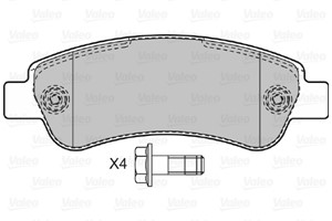 Bremseklosser sett, Bakaksel, CITROËN,FIAT,PEUGEOT, 1611140880, 1614412180, 425359, 4253-59, 425360, 4253-60, 425469, 4254-69, 71770028,