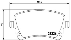 Bremseklosser sett, Bakaksel, BENTLEY CONTINENTAL Cabriolet, CONTINENTAL Coupé, FLYING SPUR, VW PHAETON, 3D0698451, 3D0698451A