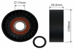 Strammerull, kilerem med ribber, CITROËN,FIAT,FORD,PEUGEOT, 1420513, 5751.F2, 6C1Q-6A228-AB, 9658142780