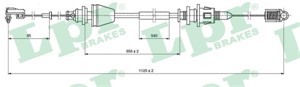 Gasskabel, RENAULT CLIO II, CLIO Skåp/halvkombi II, KANGOO, KANGOO Express, 7700425600, 7700429400
