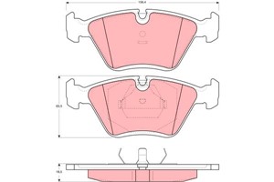 Bremseklosser sett, Framaksel, AUDI 100 C3 Avant, 100 C3 Sedan, 200 C3 Avant, 200 C3 Sedan, COUPE B3, 447 698 151 C, 895 698 151 A