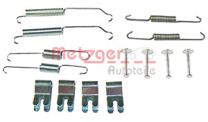 Tilbehørsett, bremsesko, Bakaksel, FORD FIESTA VI, FIESTA Van VI, KA+ III, 1550203, 8V51-2A225-AA